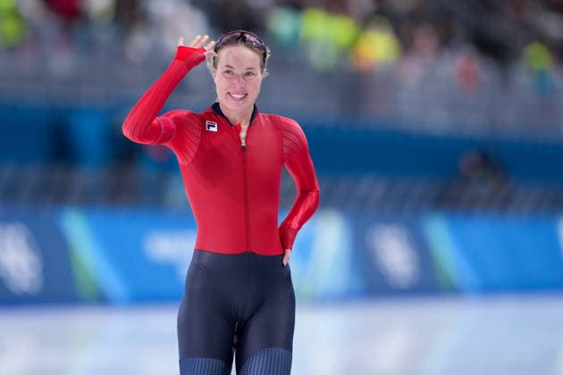 2026-02-20 - Milano Cortina 2026 Winter Olympics 1500m Women MILAN, ITALY - FEBRUARY 20: Ragne Wiklund of Norway during the 1500m Women on day 16 of the Milano Cortina 2026 Winter Olympics at the Milano Speed skating, Eisschnelllauf Arena on February 20, 2026 in Milan, Italy Milan Milano Speed Skating Arena Italy Content not available for redistribution in The Netherlands directly or indirectly through any third parties. Copyright: xAndrexWeeningx