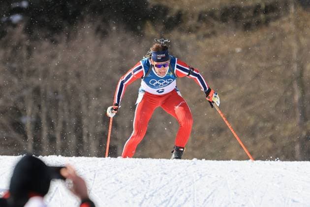 Jeux Olympiques d hiver Milan Cortina PHOTOPQR LE COURRIER PICARD Haslin ; Anterselva ; 20 02 2026 ; 20 02 26 Jeux Olympiques d hiver Milan Cortina - Winter Olympics games Milano Cortina Biathlon mass start hommes Sturla Lagreid (Nor) Photo Fred Haslin *** Local Caption *** Anterselva Sud Tyrol France  Copyright: xPHOTOPQR LExCOURRIERxPICARD MAXPxHaslinx 20260220LCP4427 20260220LCP4427