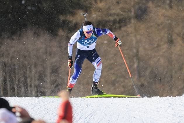Jeux Olympiques d hiver Milan Cortina PHOTOPQR LE COURRIER PICARD Haslin ; Anterselva ; 20 02 2026 ; 20 02 26 Jeux Olympiques d hiver Milan Cortina - Winter Olympics games Milano Cortina Biathlon mass start hommes Quentin Fillon Maillet Photo Fred Haslin *** Local Caption *** Anterselva Sud Tyrol France  Copyright: xPHOTOPQR LExCOURRIERxPICARD MAXPxHaslinx 20260220LCP4445 20260220LCP4445