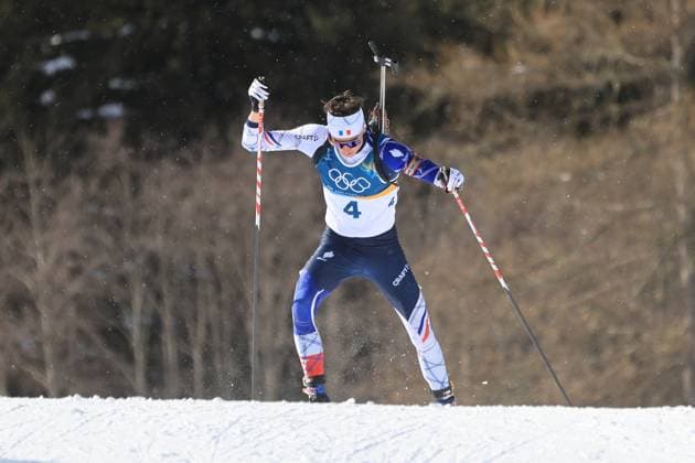 Jeux Olympiques d hiver Milan Cortina PHOTOPQR LE COURRIER PICARD Haslin ; Anterselva ; 20 02 2026 ; 20 02 26 Jeux Olympiques d hiver Milan Cortina - Winter Olympics games Milano Cortina Biathlon mass start hommes Eric Perrot Photo Fred Haslin *** Local Caption *** Anterselva Sud Tyrol France  Copyright: xPHOTOPQR LExCOURRIERxPICARD MAXPxHaslinx 20260220LCP4446 20260220LCP4446