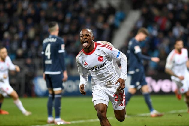 Mohamed Ali Zoma 1 FC Nuernberg celebrates after scoring his team™s first goal during the 2 Bundesliga match between VfL Bochum and 1 FC Nuernberg at Vonovia Ruhrstadion on February 20, 2026 in Bochum, Germany, Germany Photo by Ralf Treese DeFodi Images Mohamed Ali Zoma 1 FC Nuernberg celebrates after scoring his team™s first goal during the 2 Bundesliga match between VfL Bochum and 1 FC Nürnberg at Vonovia Ruhrstadion on February 20, 2026 in Bochum, Germany Photo by Ralf Treese DeFodi Images Photo by Ralf Treese DeFodi Images