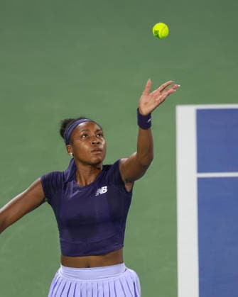 Coco Gauff, Dubai Duty Free Tennis Championships, Dubai, U A E Copyright: xJuergenxHasenkopfx