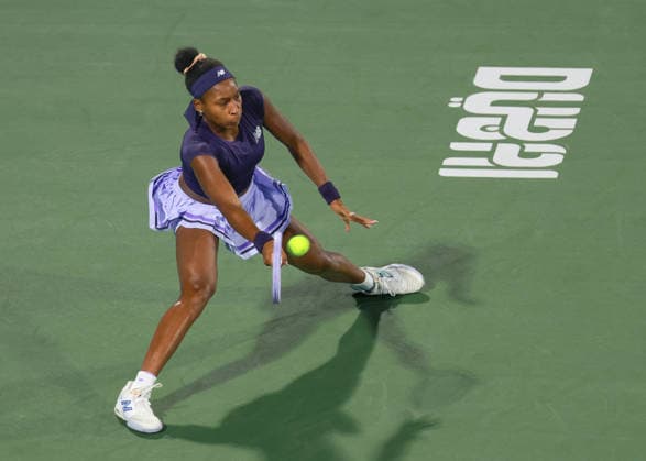 Coco Gauff, Dubai Duty Free Tennis Championships, Dubai, U A E Copyright: xJuergenxHasenkopfx