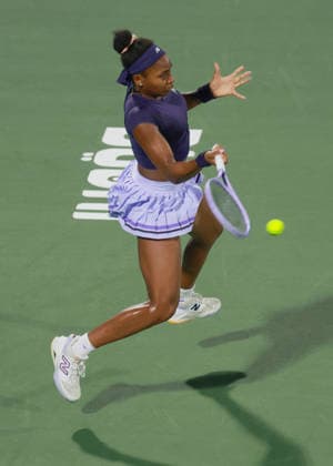 Coco Gauff, Dubai Duty Free Tennis Championships, Dubai, U A E Copyright: xJuergenxHasenkopfx