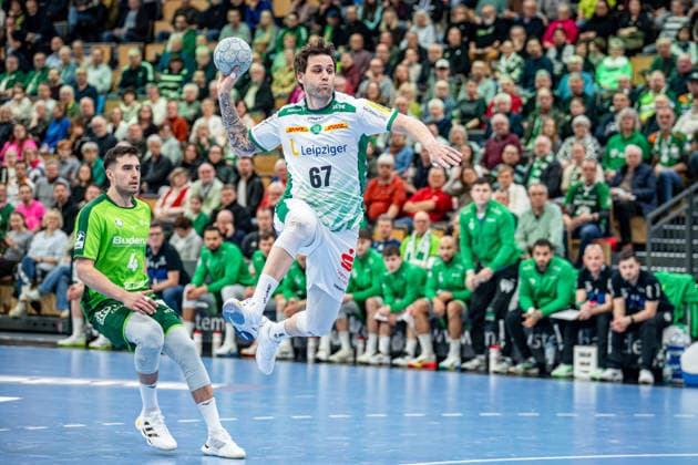 Handball Bundesliga HSG Wetzlar SC DHfK Leipzig, 20 02 26 Dean Bombac SC DHfK Leipzig, 67 , Filip Vistorop HSG Wetzlar, 4 Handball Bundesliga HSG Wetzlar SC DHfK Leipzig Wetzlar, 20 02 26 Copyright: xBEAUTIFULxSPORTS Roeczeyx
