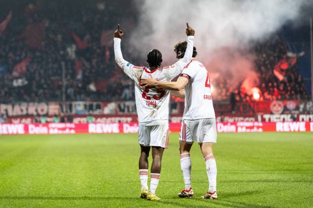 2 Soccer Bundesliga VfL Bochum 1 FC Nuremberg 20 02 2026 1 FC Nuremberg celebrates the goal, 0 1 by Mohamed Alì Zoma 1 FC Nuremberg, 23 2 Soccer Bundesliga VfL Bochum 1 FC Nuremberg Vonovia Ruhrstadion, Bochum 20 02 2026 DFL regulations prohibit any use of photographs as image sequences and or quasi video Copyright: xBEAUTIFULxSPORTS Buriakovx