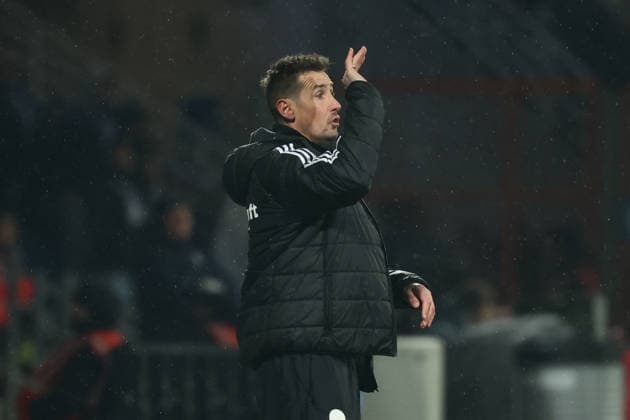 Bochum, Germany, 20 02 26,Head coach Miroslav Klose 1 FC Nuernberg gestures during the Bundesliga 2 match between VfL 1848 Bochum 1 FC Nuernberg at the Vonovia Ruhrstadion in Bochum Photo by Joachim Bywaletz DFB DFL REGULATIONS PROHIBIT ANY USE OF PHOTOGRAPHS AS IMAGE SEQUENCES AND OR QUASI VIDEO Copyright: JoachimxBywaletz xJB-Sportfoto