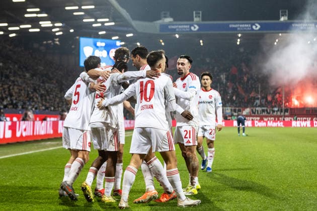 2 Soccer Bundesliga VfL Bochum 1 FC Nuremberg 20 02 2026 1 FC Nuremberg celebrates the goal, 0 1 by Mohamed Alì Zoma 1 FC Nuremberg, 23 2 Soccer Bundesliga VfL Bochum 1 FC Nuremberg Vonovia Ruhrstadion, Bochum 20 02 2026 DFL regulations prohibit any use of photographs as image sequences and or quasi video Copyright: xBEAUTIFULxSPORTS Buriakovx