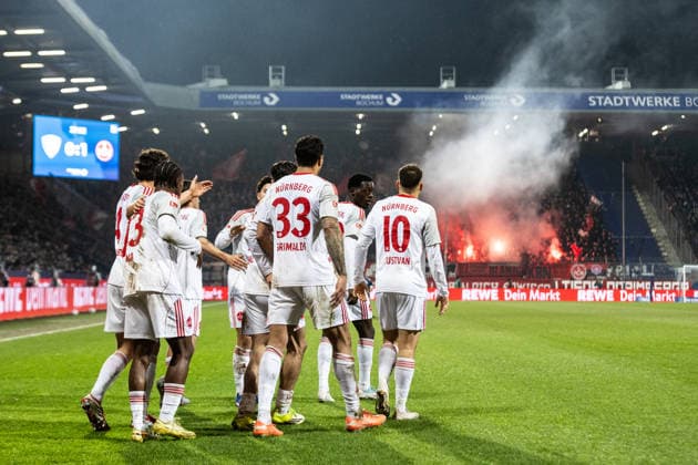 2 Soccer Bundesliga VfL Bochum 1 FC Nuremberg 20 02 2026 1 FC Nuremberg celebrates the goal, 0 1 by Mohamed Alì Zoma 1 FC Nuremberg, 23 2 Soccer Bundesliga VfL Bochum 1 FC Nuremberg Vonovia Ruhrstadion, Bochum 20 02 2026 DFL regulations prohibit any use of photographs as image sequences and or quasi video Copyright: xBEAUTIFULxSPORTS Buriakovx