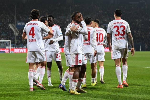 Mohamed Ali Zoma 1 FC Nuernberg celebrates after scoring his team™s first goal during the 2 Bundesliga match between VfL Bochum and 1 FC Nuernberg at Vonovia Ruhrstadion on February 20, 2026 in Bochum, Germany, Germany Photo by Ralf Treese DeFodi Images Mohamed Ali Zoma 1 FC Nuernberg celebrates after scoring his team™s first goal during the 2 Bundesliga match between VfL Bochum and 1 FC Nürnberg at Vonovia Ruhrstadion on February 20, 2026 in Bochum, Germany Photo by Ralf Treese DeFodi Images Photo by Ralf Treese DeFodi Images