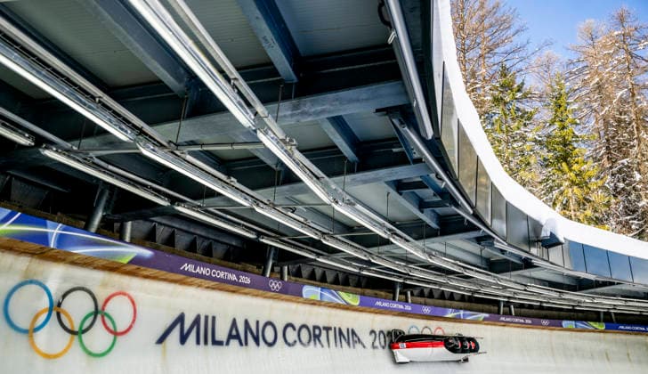 260220 Axel Brown of Trinidad and Tobago in a 4-man bobsleigh official training session during day 14 of the 2026 Winter Olympics on February 20, 2026 in Cortina. Photo: Jon Olav Nesvold BILDBYRAN COP 217 JE0126 Olympic Games, Olympische Spiele, Olympia, OS olympics winter olympics os ol olympiska spel vinter-os olympiske leker milano cortina 2026 milan cortina 2026 milano cortina 2026 olympic games milano cortina 2026 winter olympic games milano cortina-os milano cortina-ol vinter-ol 14bbeng bob bobsleigh *** 260220 Axel Brown of Trinidad and Tobago in a 4 man bobsleigh official training session during day 14 of the 2026 Winter Olympics on February 20, 2026 in Cortina Photo Jon Olav Nesvold BILDBYRAN COP 217 JE0126 olympic games olympics winter olympics os ol olympiska spel vinter os olympiske leker milano cortina 2026 milan cortina 2026 milano cortina 2026 olympic games milano cortina 2026 winter olympic games milano cortina os milano cortina ol vinter ol 14bbeng bob bobsleigh  Copyright: JONxOLAVxNESVOLD BB260220JE070