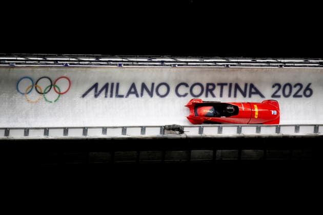 260220 Qing Ying and Yu Wang of China compete in 2-woman bobsleigh heat 1 during day 14 of the 2026 Winter Olympics on February 20, 2026 in Cortina. Photo: Jon Olav Nesvold BILDBYRAN COP 217 JE0126 Olympic Games, Olympische Spiele, Olympia, OS olympics winter olympics os ol olympiska spel vinter-os olympiske leker milano cortina 2026 milan cortina 2026 milano cortina 2026 olympic games milano cortina 2026 winter olympic games milano cortina-os milano cortina-ol vinter-ol 14bbeng bob bobsleigh dam *** 260220 Qing Ying and Yu Wang of China compete in 2 woman bobsleigh heat 1 during day 14 of the 2026 Winter Olympics on February 20, 2026 in Cortina Photo Jon Olav Nesvold BILDBYRAN COP 217 JE0126 olympic games olympics winter olympics os ol olympiska spel vinter os olympiske leker milano cortina 2026 milan cortina 2026 milano cortina 2026 olympic games milano cortina 2026 winter olympic games milano cortina os milano cortina ol vinter ol 14bbeng bob bobsleigh dam  Copyright: JONxOLAVxNESVOLD BB260220JE101
