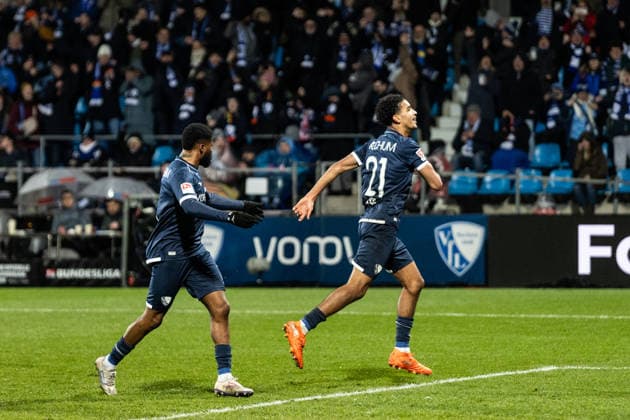 2 Soccer Bundesliga VfL Bochum 1 FC Nuremberg 20 02 2026 VfL Bochum celebrates the goal, 1 1 by Francis Onyeka VfL Bochum, 21 2 Soccer Bundesliga VfL Bochum 1 FC Nuremberg Vonovia Ruhrstadion, Bochum 20 02 2026 DFL regulations prohibit any use of photographs as image sequences and or quasi video Copyright: xBEAUTIFULxSPORTS Buriakovx