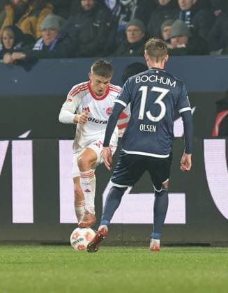 20 02 2026 Soccer Season 2025 2026 2 Soccer Bundesliga 23 Matchday VfL Bochum 1 FC Nürnberg FCN Club Sportfoto Zink DaMa xdaxmax DFL regulations prohibit any use of photographs as image sequences and or quasi video only for editorial use Finn Ole Becker 25, 1 FC Nürnberg FCN Oliver Olsen 13, VfL Bochum