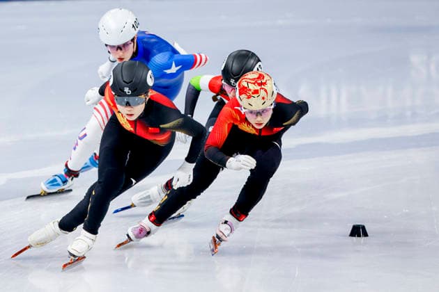 Milano Cortina 2026 Winter Olympics, Short Track Speed skating, Eisschnelllauf Italy Jingru Yang of China competing on the Short Track Speed Skating Women s 1500m Quarterfinals on Day 14 of the Milano Cortina 2026 Winter Olympics at the Milano Speed Skating Stadium in Milan, Italy, February 20, 2026. Milan Italy  Copyright: xMatrixxImagesx xHenkxJanxDijksx