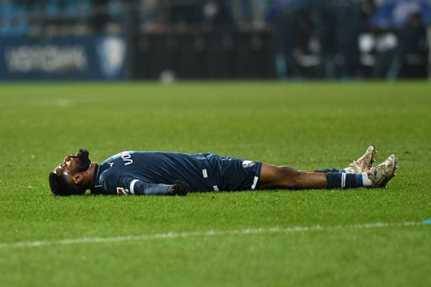 Moritz Broni Kwarteng VfL Bochum on the ground during the 2 Bundesliga match between VfL Bochum and 1 FC Nürnberg at Vonovia Ruhrstadion on February 20, 2026 in Bochum, Germany, Germany Photo by Ralf Treese DeFodi Images Moritz Broni Kwarteng VfL Bochum on the ground during the 2 Bundesliga match between VfL Bochum and 1 FC Nürnberg at Vonovia Ruhrstadion on February 20, 2026 in Bochum, Germany Photo by Ralf Treese DeFodi Images Photo by Ralf Treese DeFodi Images