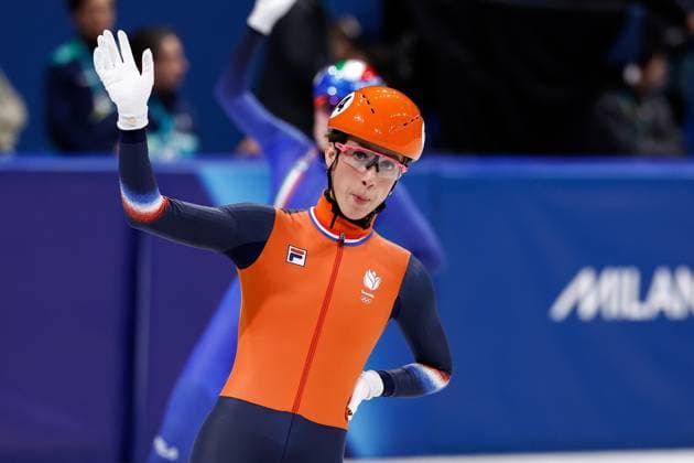 MILAN , 20-02-2026 , Milano Ice Skating Arena , Olympic Winter games, Winterspiele,Spiele, Summer games 2026 - Short Track 20-02 Women 1500m Quarterfinals , Picture shows Suzanne Schulting Olympic Winter Games 2026 - Short Track 20-02  x201765104x Copyright: