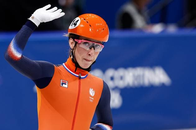 MILAN , 20-02-2026 , Milano Ice Skating Arena , Olympic Winter games, Winterspiele,Spiele, Summer games 2026 - Short Track 20-02 Women 1500m Quarterfinals , Picture shows Suzanne Schulting Olympic Winter Games 2026 - Short Track 20-02  x201765119x Copyright: