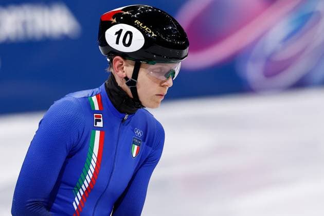 MILAN , 20-02-2026 , Milano Ice Skating Arena , Olympic Winter games, Winterspiele,Spiele, Summer games 2026 - Short Track 20-02 Women 1500m Quarterfinals , Picture shows Arianna Fontana Olympic Winter Games 2026 - Short Track 20-02  x201765128x Copyright: