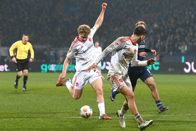 Piet SCOBEL N Torchance, Action, Soccer 2 Bundesliga, 23 Matchday 23, VfL Bochum BO 1 FC Nuernberg 1 am 20 02 2026, Vonovia Ruhrstadion Bochum Germany DFL regulations prohibit any use of photographs as image sequences and or quasi video ÃÂ