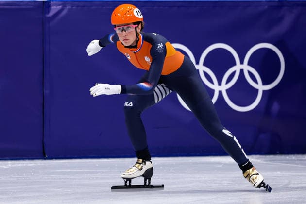 2026-02-20 Short Track Speed skating, Eisschnelllauf - Milano Cortina 2026 Winter Olympics - Day 14 MILAN, ITALY - FEBRUARY 20: Suzanne Schulting of the Netherlands competing in the Women s 1500m during Day 14 of Short Track Speed Skating - Milano Cortina 2026 Winter Olympics at Milano Ice Skating Arena on February 20, 2026 in Milan, Italy. (Photo by Joris Verwijst BSR Agency) Milan Italy Content not available for redistribution in The Netherlands directly or indirectly through any third parties. Copyright: xBSRxAgencyx