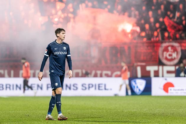 2 Soccer Bundesliga VfL Bochum 1 FC Nürnberg 20 02 2026 Oliver Olsen VfL Bochum, 13 2 Soccer Bundesliga VfL Bochum 1 FC Nürnberg Vonovia Ruhrstadion, Bochum 20 02 2026 DFL regulations prohibit any use of photographs as image sequences and or quasi video Copyright: xBEAUTIFULxSPORTS Buriakovx