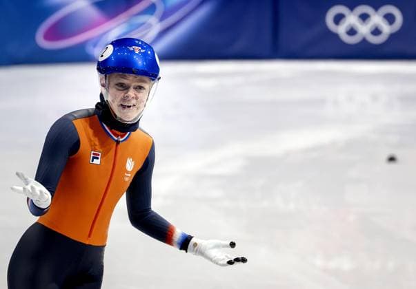 MILAN - Xandra Velzeboer during the 1500-meter short track Speed skating, Eisschnelllauf semifinals at the Milan Ice Skating Arena at the Milan Winter Olympics. ROBIN VAN LONKHUIJSEN ANP xVIxANPxSportx xxANPxIVx 551313004 originalFilename: 551313004.jpg