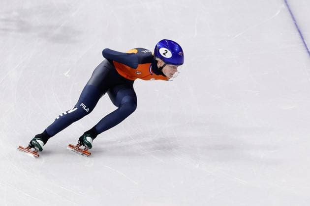MILAN , 20-02-2026 , Milano Ice Skating Arena , Olympic Winter games, Winterspiele,Spiele, Summer games 2026 - Short Track 20-02 Women 1500m Semifinals , Picture shows Xandra Velzeboer Olympic Winter Games 2026 - Short Track 20-02  x201766286x Copyright: