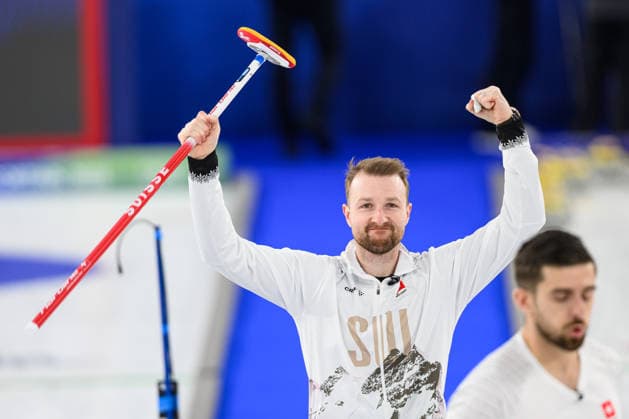 260220 Yannick Schwaller of Switzerland celebrates after a men s curling bronze medal match between Norway and Switzerland during day 14 of the 2026 Winter Olympics on February 20, 2026 in Cortina. Photo: Jon Olav Nesvold BILDBYRAN COP 217 JE0128 curling Olympic Games, Olympische Spiele, Olympia, OS olympics winter olympics os ol olympiska spel vinter-os olympiske leker milano cortina 2026 milan cortina 2026 milano cortina 2026 olympic games milano cortina 2026 winter olympic games milano cortina-os milano cortina-ol vinter-ol 14 bbeng schweiz sveits norge norway jubel *** 260220 Yannick Schwaller of Switzerland celebrates after a men s curling bronze medal match between Norway and Switzerland during day 14 of the 2026 Winter Olympics on February 20, 2026 in Cortina Photo Jon Olav Nesvold BILDBYRAN COP 217 JE0128 curling olympic games olympics winter olympics os ol olympiska spel vinter os olympiske leker milano cortina 2026 milan cortina 2026 milano cortina 2026 olympic games milano cortina 2026 winter olympic games milano cortina os milano cortina ol vinter ol 14 bbeng schweiz sveits norge norway jubel  Copyright: JONxOLAVxNESVOLD BB260220JE124