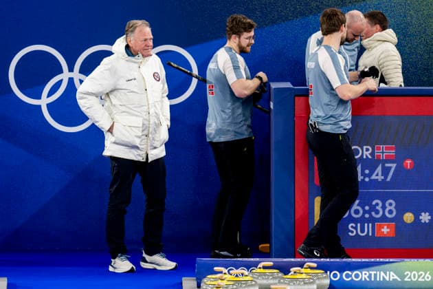 260220 Pal Trulsen, sports director and former curling player of Norway, after a men s curling bronze medal match between Norway and Switzerland during day 14 of the 2026 Winter Olympics on February 20, 2026 in Cortina. Photo: Jon Olav Nesvold BILDBYRAN COP 217 JE0128 curling Olympic Games, Olympische Spiele, Olympia, OS olympics winter olympics os ol olympiska spel vinter-os olympiske leker milano cortina 2026 milan cortina 2026 milano cortina 2026 olympic games milano cortina 2026 winter olympic games milano cortina-os milano cortina-ol vinter-ol 14 bbeng schweiz sveits norge norway *** 260220 Pal Trulsen, sports director and former curling player of Norway, after a men s curling bronze medal match between Norway and Switzerland during day 14 of the 2026 Winter Olympics on February 20, 2026 in Cortina Photo Jon Olav Nesvold BILDBYRAN COP 217 JE0128 curling olympic games olympics winter olympics os ol olympiska spel vinter os olympiske leker milano cortina 2026 milan cortina 2026 milano cortina 2026 olympic games milano cortina 2026 winter olympic games milano cortina os milano cortina ol vinter ol 14 bbeng schweiz sveits norge norway  Copyright: JONxOLAVxNESVOLD BB260220JE132