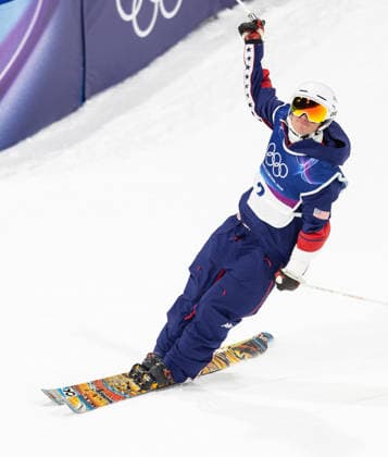 OLYMPICS - Winter Olympic Games, Olympische Spiele, Olympia, OS Milano Cortina 2026 LIVIGNO,ITALY,20.FEB.26 - OLYMPICS, FREE SKI, FREESTYLE SKIING - Winter Olympic Games Milano Cortina 2026, halfpipe, men. Image shows the rejoicing of Alex Ferreira (USA).  GEPAxpictures xHaraldxSteiner