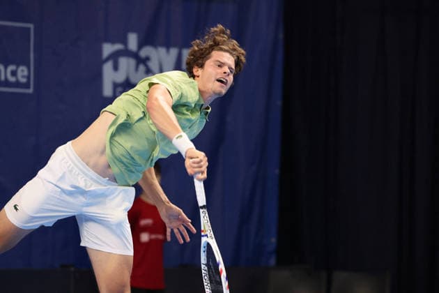 TENNIS : Play In Challenger Lille 2026 - ATP, Tennis Herren 125 Challenger Tour - 20 02 2026 Alexander BLOCKX (Belgique) au Play In Challenger Lille 2026, ATP 125 Challenger Tour, le 20 fÃ vrier 2026 - photo Laurent Sanson PsnewZ  Copyright: xLaurentxSANSONx xPsnewZx