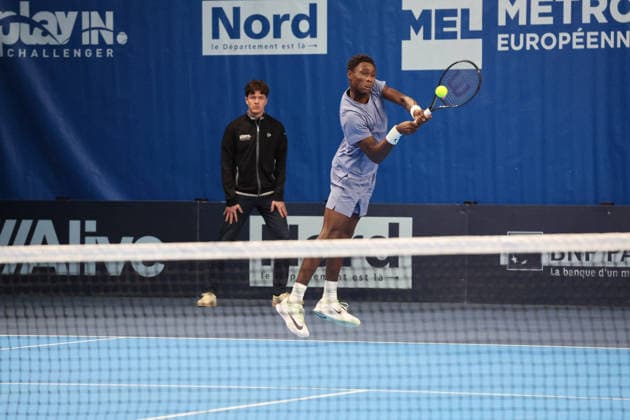 TENNIS : Play In Challenger Lille 2026 - ATP, Tennis Herren 125 Challenger Tour - 20 02 2026 MoÃ¯se KOUAME (France) au Play In Challenger Lille 2026, ATP 125 Challenger Tour, le 20 fÃ vrier 2026 - photo Laurent Sanson PsnewZ  Copyright: xLaurentxSANSONx xPsnewZx