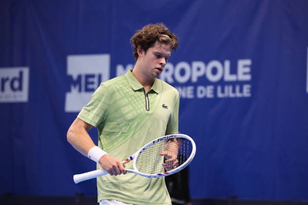 TENNIS : Play In Challenger Lille 2026 - ATP, Tennis Herren 125 Challenger Tour - 20 02 2026 Alexander BLOCKX (Belgique) au Play In Challenger Lille 2026, ATP 125 Challenger Tour, le 20 fÃ vrier 2026 - photo Laurent Sanson PsnewZ  Copyright: xLaurentxSANSONx xPsnewZx