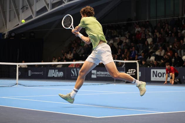 TENNIS : Play In Challenger Lille 2026 - ATP, Tennis Herren 125 Challenger Tour - 20 02 2026 Alexander BLOCKX (Belgique) au Play In Challenger Lille 2026, ATP 125 Challenger Tour, le 20 fÃ vrier 2026 - photo Laurent Sanson PsnewZ  Copyright: xLaurentxSANSONx xPsnewZx