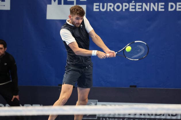 TENNIS : Play In Challenger Lille 2026 - ATP, Tennis Herren 125 Challenger Tour - 20 02 2026 JÃ rÃ me KYM (Suisse) au Play In Challenger Lille 2026, ATP 125 Challenger Tour, le 20 fÃ vrier 2026 - photo Laurent Sanson PsnewZ  Copyright: xLaurentxSANSONx xPsnewZx