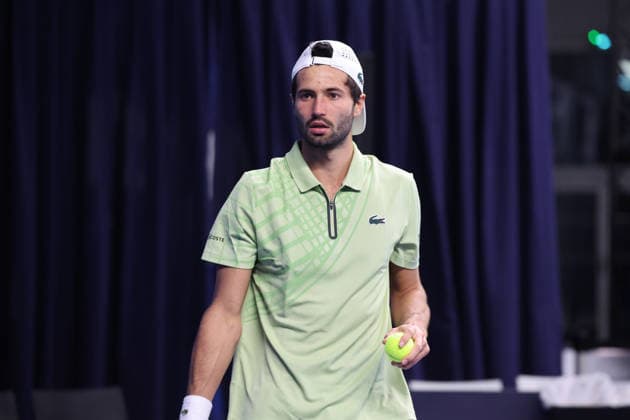 TENNIS : Play In Challenger Lille 2026 - ATP, Tennis Herren 125 Challenger Tour - 20 02 2026 Titouan DROGUET (France) au Play In Challenger Lille 2026, ATP 125 Challenger Tour, le 20 fÃ vrier 2026 - photo Laurent Sanson PsnewZ  Copyright: xLaurentxSANSONx xPsnewZx