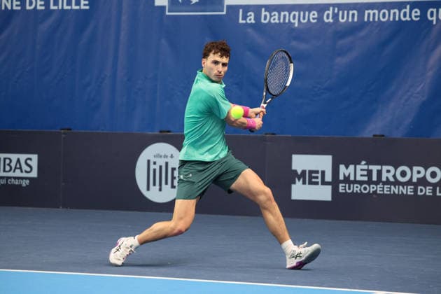 TENNIS : Play In Challenger Lille 2026 - ATP, Tennis Herren 125 Challenger Tour - 20 02 2026 ClÃ ment CHIDEKH (France) au Play In Challenger Lille 2026, ATP 125 Challenger Tour, le 20 fÃ vrier 2026 - photo Laurent Sanson PsnewZ  Copyright: xLaurentxSANSONx xPsnewZx