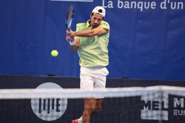 TENNIS : Play In Challenger Lille 2026 - ATP, Tennis Herren 125 Challenger Tour - 20 02 2026 Titouan DROGUET (France) au Play In Challenger Lille 2026, ATP 125 Challenger Tour, le 20 fÃ vrier 2026 - photo Laurent Sanson PsnewZ  Copyright: xLaurentxSANSONx xPsnewZx