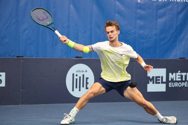 TENNIS : Play In Challenger Lille 2026 - ATP, Tennis Herren 125 Challenger Tour - 20 02 2026 Luca VAN ASSCHE (France) au Play In Challenger Lille 2026, ATP 125 Challenger Tour, le 20 fÃ vrier 2026 - photo Laurent Sanson PsnewZ  Copyright: xLaurentxSANSONx xPsnewZx