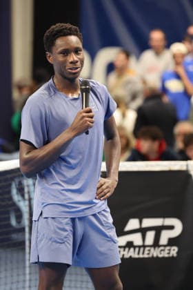 TENNIS : Play In Challenger Lille 2026 - ATP, Tennis Herren 125 Challenger Tour - 20 02 2026 MoÃ¯se KOUAME (France) au Play In Challenger Lille 2026, ATP 125 Challenger Tour, le 20 fÃ vrier 2026 - photo Laurent Sanson PsnewZ  Copyright: xLaurentxSANSONx xPsnewZx