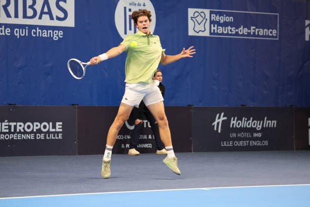 TENNIS : Play In Challenger Lille 2026 - ATP, Tennis Herren 125 Challenger Tour - 20 02 2026 Alexander BLOCKX (Belgique) au Play In Challenger Lille 2026, ATP 125 Challenger Tour, le 20 fÃ vrier 2026 - photo Laurent Sanson PsnewZ  Copyright: xLaurentxSANSONx xPsnewZx