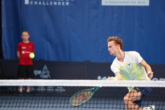 TENNIS : Play In Challenger Lille 2026 - ATP, Tennis Herren 125 Challenger Tour - 20 02 2026 Luca VAN ASSCHE (France) au Play In Challenger Lille 2026, ATP 125 Challenger Tour, le 20 fÃ vrier 2026 - photo Laurent Sanson PsnewZ  Copyright: xLaurentxSANSONx xPsnewZx