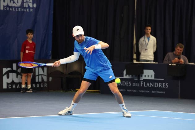 TENNIS : Play In Challenger Lille 2026 - ATP, Tennis Herren 125 Challenger Tour - 20 02 2026 Benjamin BONZI (France) au Play In Challenger Lille 2026, ATP 125 Challenger Tour, le 20 fÃ vrier 2026 - photo Laurent Sanson PsnewZ  Copyright: xLaurentxSANSONx xPsnewZx