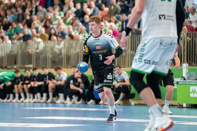 Handball I Men I Season 2025 2026 I 2 Bundesliga I 20 Matchday I HC Oppenweiler Backnang TUSEM Essen I 20 02 2026 Felix Mart 3, TUSEM Essen Backnang Murrtal Arena Baden Württemberg Germany Copyright: xLobeca MaxxPetershansx