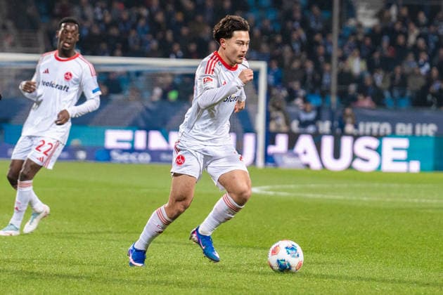 Germany 2 Bundesliga 2025 2026 Matchday 23, VfL Bochum vs 1 FC Nuremberg Friday, 20 02 2026 Vonovia Ruhr Stadion, North Rhine-Westphalia Justin von der Hitz 1 FC Nuremberg, 27 Copyright: xCelinaxLeiersx