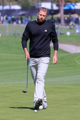 February 20, 2026, Pacific Palisades, California, USA: Daniel Berger at the 10th green during Round 2 of the 2026 Genesis Invitational Golf Tournament on Friday February 20, 2026 at the Riviera Country Club in Pacific Palisades, California. ARIANA RUIZ PI Pacific Palisades USA - ZUMAp124 20260220_zaa_p124_044 Copyright: xArianaxRuizx