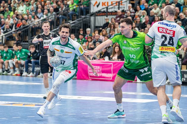 Handball Bundesliga HSG Wetzlar SC DHfK Leipzig, 20 02 26 Dean Bombac SC DHfK Leipzig, 67 , Josip Simic HSG Wetzlar, 10 , Moritz Preuss SC DHfK Leipzig, 24 Handball Bundesliga HSG Wetzlar SC DHfK Leipzig Wetzlar, 20 02 26 Copyright: xBEAUTIFULxSPORTS Roeczeyx