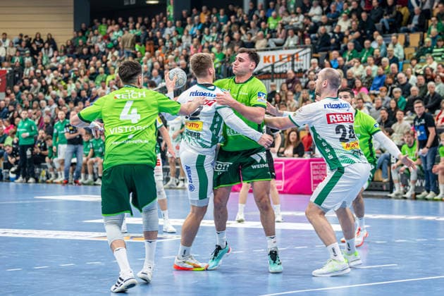 Handball Bundesliga HSG Wetzlar SC DHfK Leipzig, 20 02 26 Josip Simic HSG Wetzlar, 10 , Filip Vistorop HSG Wetzlar, 4 , Franz Semper SC DHfK Leipzig, 32 , Moritz Preuss SC DHfK Leipzig, 24 Handball Bundesliga HSG Wetzlar SC DHfK Leipzig Wetzlar, 20 02 26 Copyright: xBEAUTIFULxSPORTS Roeczeyx