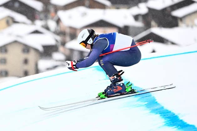 LIVIGNO, ITALY 20260221 David Mobärg during this morning s ski cross qualification in the Snow Park in Livigno, Italy, Winter Olympics. *** The image is included in the SPORTS PACKAGE. For others PAYMENT IMAGE *** LIVIGNO ITALY x10080x *** LIVIGNO, ITALY 20260221 David Mobärg during this morning s ski cross qualification in the Snow Park in Livigno, Italy, Winter Olympics The image is included in the SPORTS PACKAGE For others PAYMENT IMAGE LIVIGNO ITALY x10080x  Copyright: xFredrikxSandberg TTx 2026 OLYMPICS SKI CROSS QUALIFICATIONS